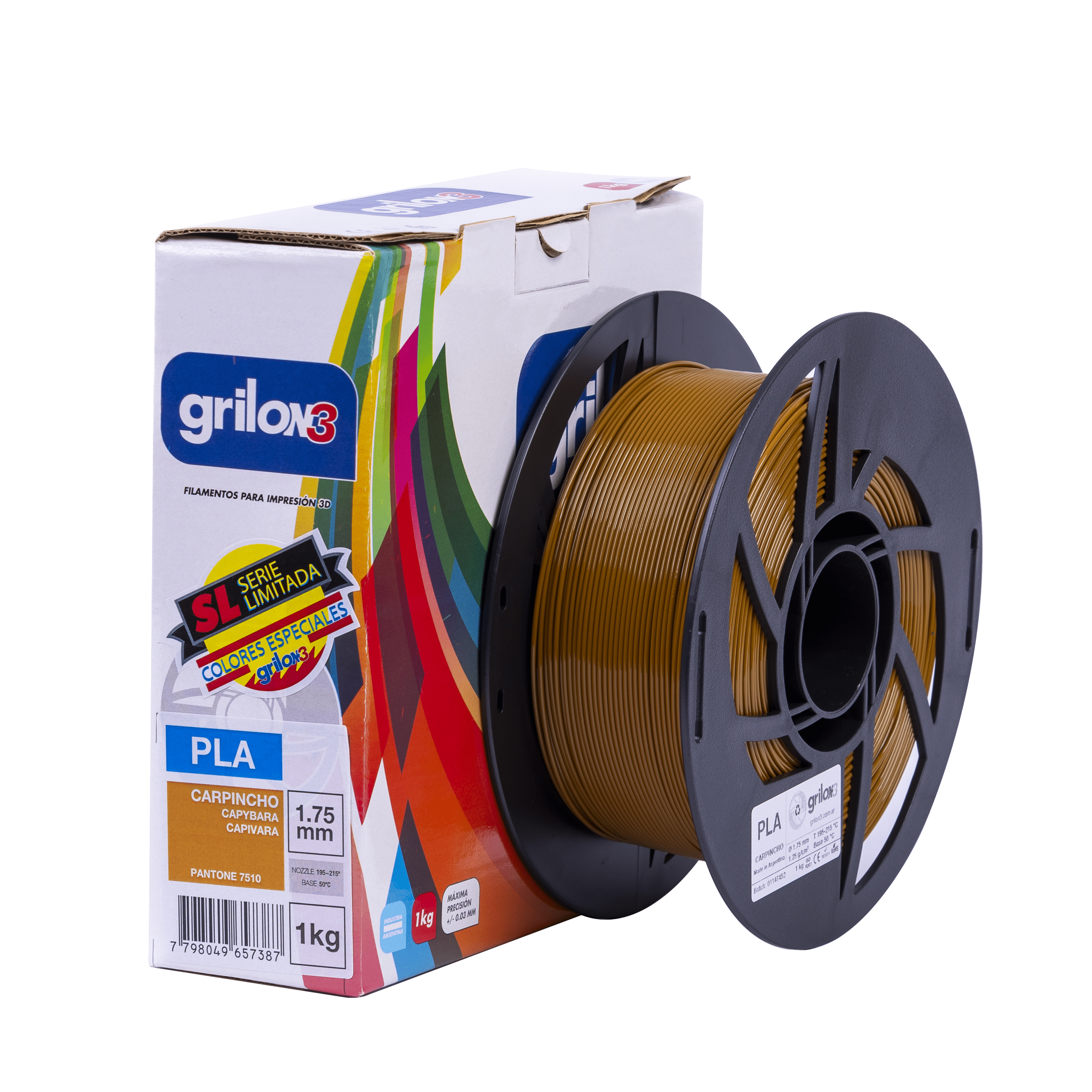 Filamento PLA Carpincho Grilon3